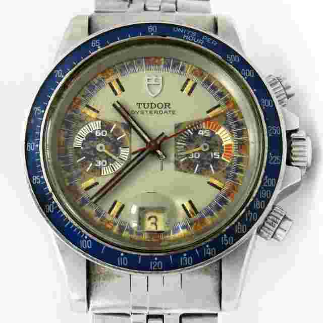 Tudor Montecarlo
                           
                                 1976 Monte Carlo Chronograph Original Patina Grey Dial Steel Mens Vintage Watch 7149