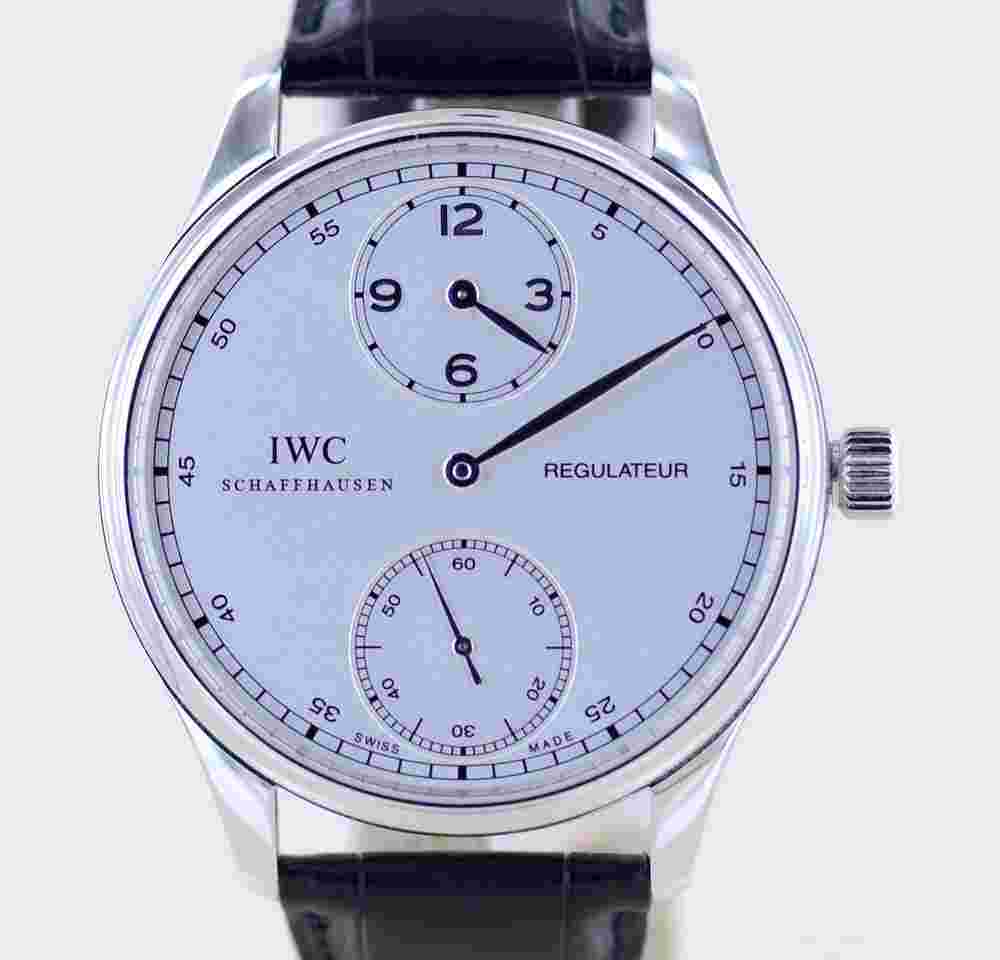 IWC Portuguese Portugieser Regulateur Platinum Limited 43mm Dresswatch Klassiker B+P