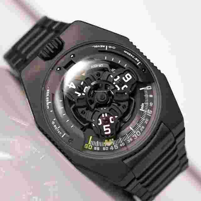 Urwerk
                           
                                 UR-100V Full Black Titanium Jacket