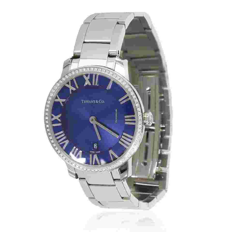 Tiffany Atlas
& Co. Atlas 2-Hand 34876193 Women's Watch in Stainless Steel 0.14 CTW