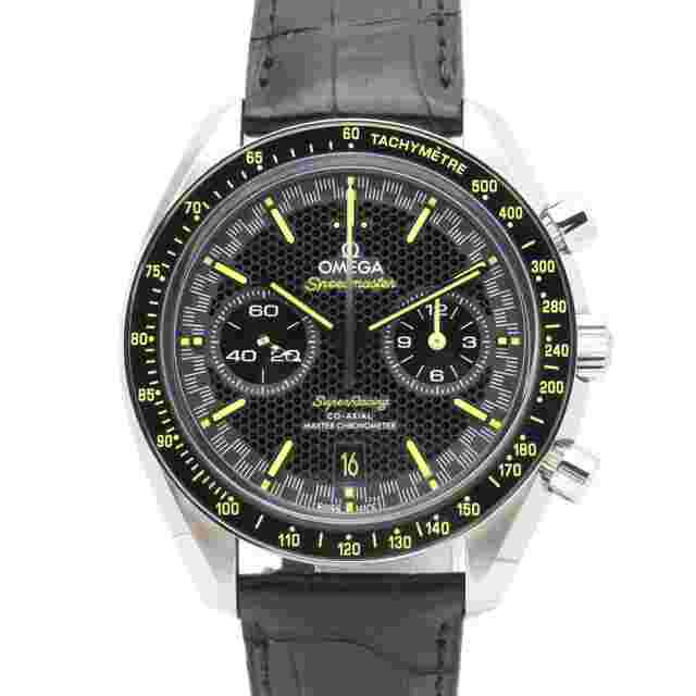 Omega
                           
                                 Super Racing Wrist Watch 329.30.44.51.01.003 Croco Automatic SS leather mens