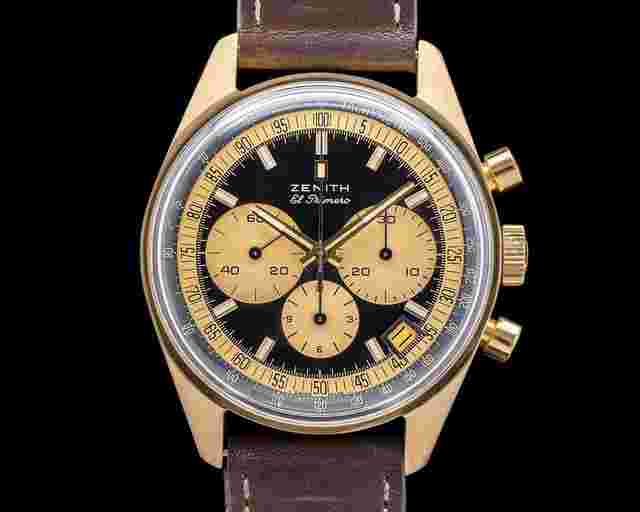 Zenith El Primero
                           
                                 A386 Limited Edition for Phillips / Bacs & Russo 18k YG