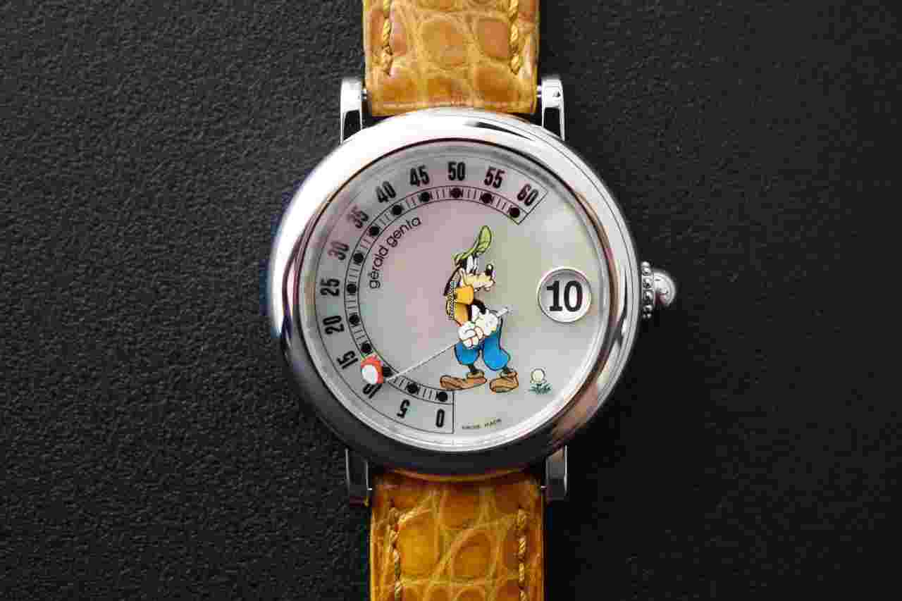 Gérald Genta
                           
                                 Retrograde fantasy MOP Golfer Goofy G.3612 full set