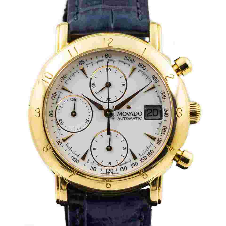 Movado
                           
                                 Chronograph in 18K Yellow Gold
