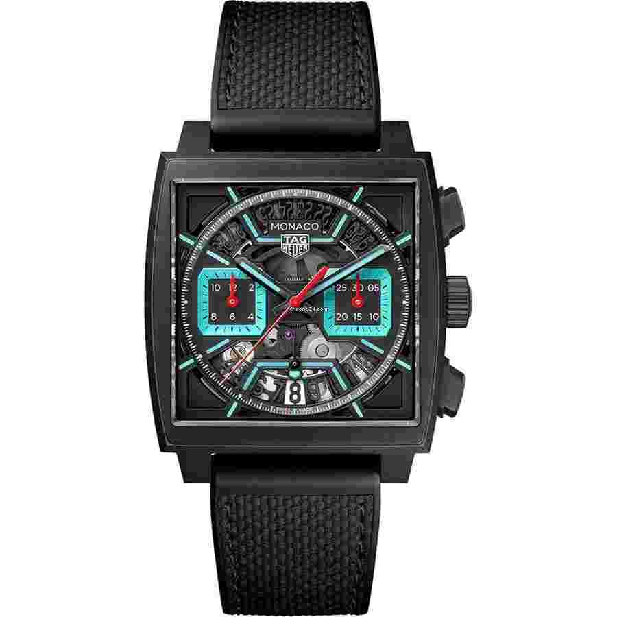 TAG Heuer Monaco
                           
                                 Titanium Dlc Case Monaco Automatic Chronograph 39 mm Black Dial CBL2184.FT6236 Watch 2024