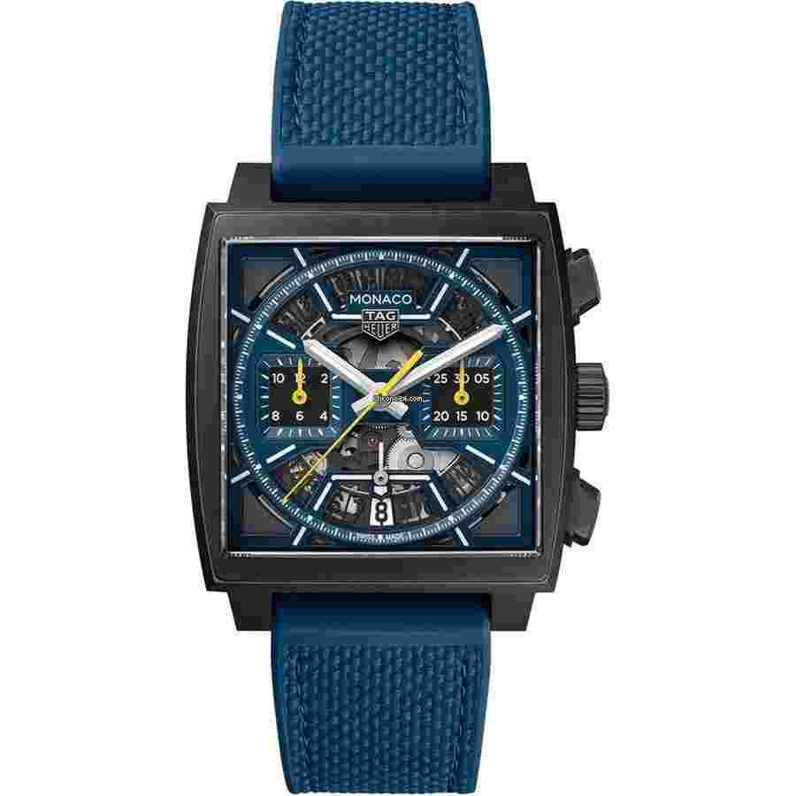 TAG Heuer Monaco
                           
                                 Chronograph 39mm Automatic CBL2188.FT6261 DLC Titanium Case Watch 2024