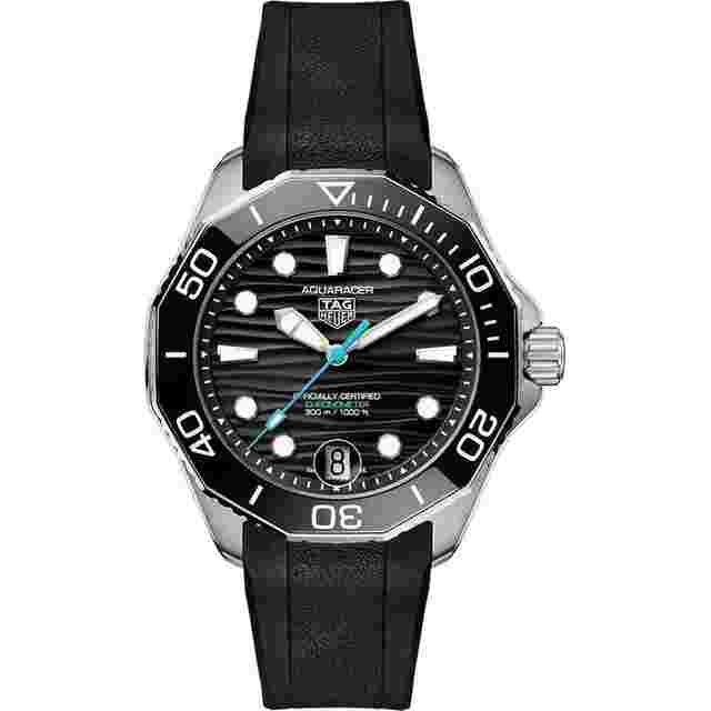TAG Heuer Aquaracer 300M
                           
                                 Professional 300 WBP5110.FT6257 Black Dial 42mm Stainless Steel With Black Rubber Watch 2024