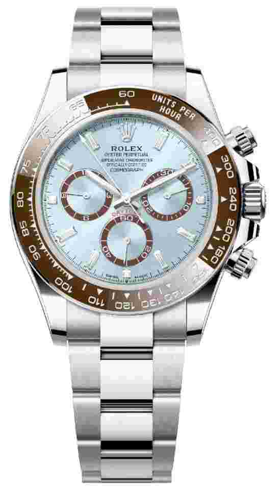 Rolex Daytona
Unworn Platinum Daytona 126506 Baguette Dial "Platona"