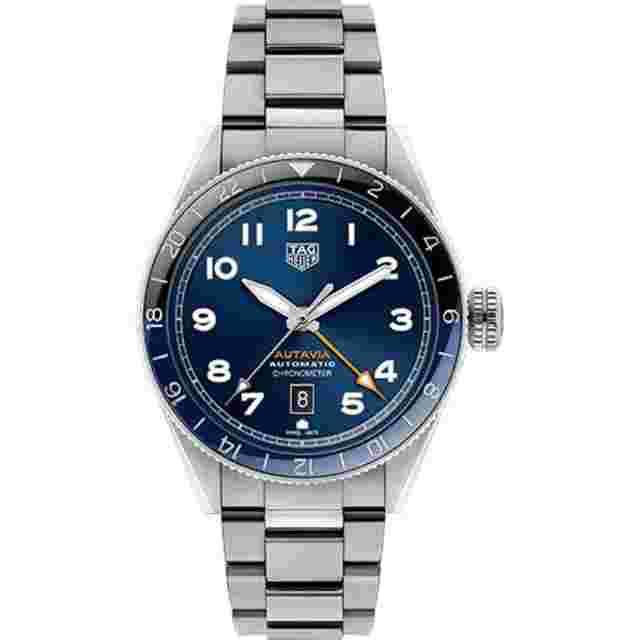 TAG Heuer Autavia
                           
                                 Automatic WBE511A.BA0650 GMT Watch 42 mm Steel Case Blue Sunray Dial 2024