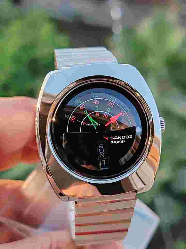 Sandoz
                           
                                 Duplex Mystery Automatic 4 Hands Vintage - Rare Watch