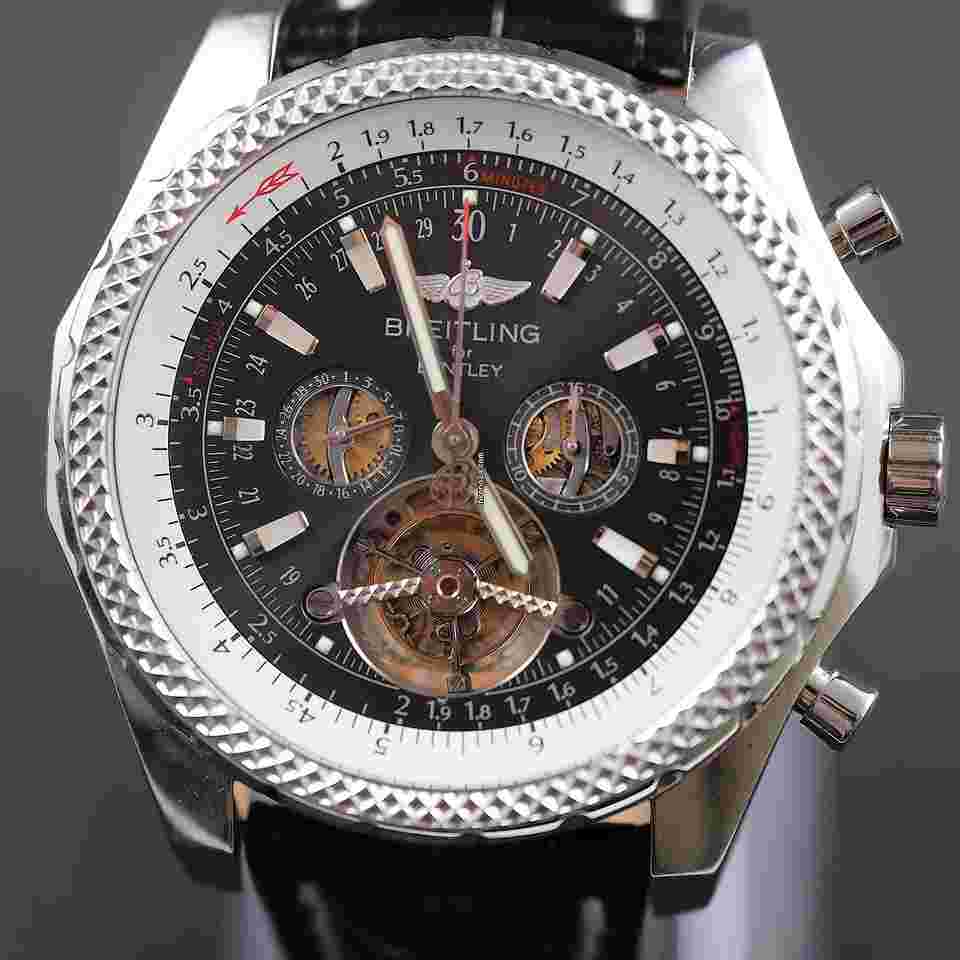 Breitling for Bentley
                           
                                 Mulliner Tourbillon chronograph Platinum – Ref L18841TB – Full Set