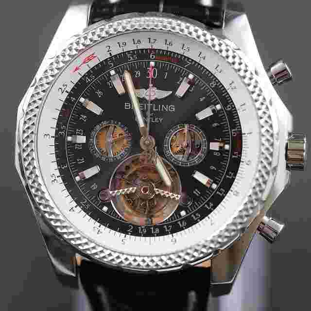 Breitling for Bentley
                           
                                 Mulliner Tourbillon chronograph Platinum – Ref L18841TB – Full Set