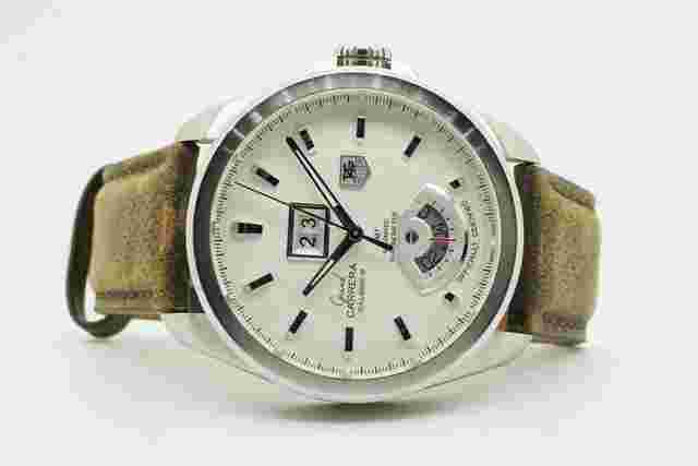 TAG Heuer Grand Carrera
                           
                                 Calibre GMT WAV5112 White Dial 03/2018 42,5mm 10207