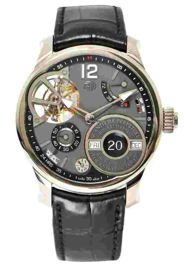 Greubel Forsey
                           
                                 QP Equation in White Gold on Black Leather Strap with Grey Anthracite Dial--Factory Serviced May 2023