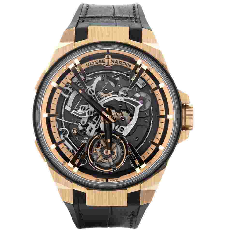 Ulysse Nardin Hourstriker
Blast Hourstriker Rose Gold Skeleton 45mm 6215-400/02 Full Set