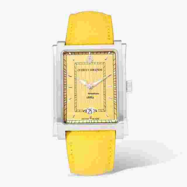 Cuervo y Sobrinos Prominente
                           
                                 Caramelo Stainless Steel 32 x 43mm Automatic Ladies Watch