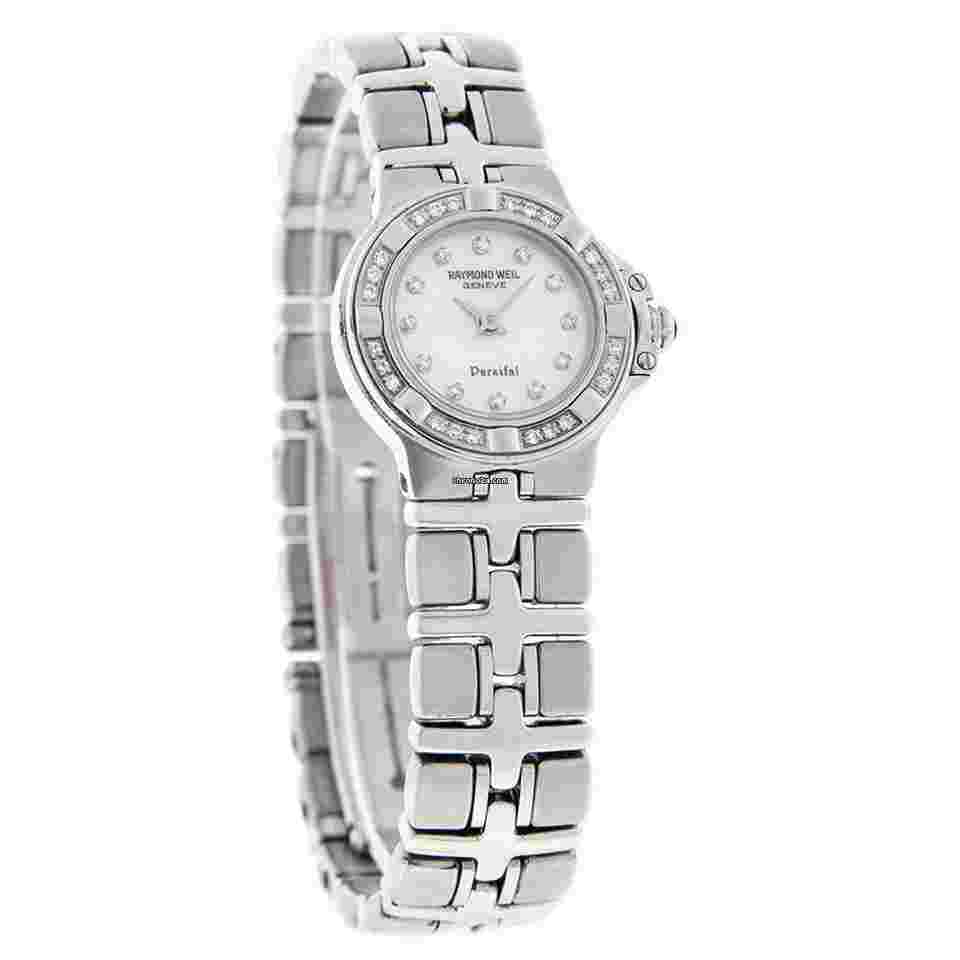 Raymond Weil Parsifal
                           
                                 Diamond Ladies MOP Swiss Quartz Watch 9691-STS-97081