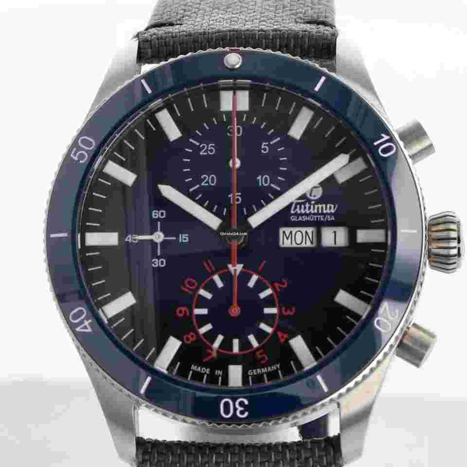 Tutima Grand Flieger Airport
                           
                                 Ref.6407-01 Day Date Automatic Germany made 41MM