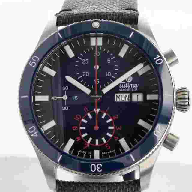 Tutima Grand Flieger Airport
                           
                                 Ref.6407-01 Day Date Automatic Germany made 41MM