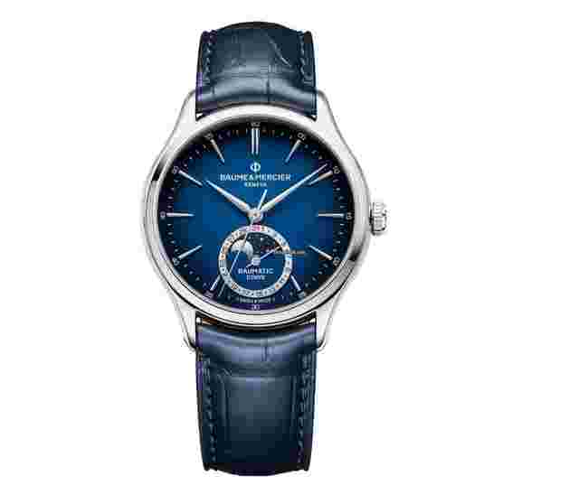 Baume & Mercier Clifton
                           
                                 Automatic Watch Blue Dial Moon-Phase Date 39mm NEW UNWORN
