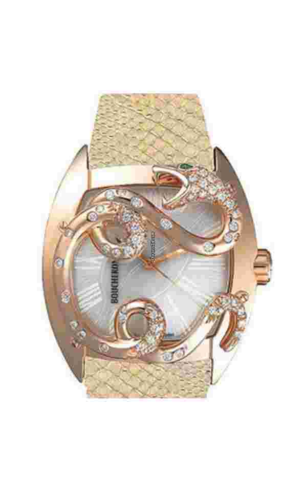 Boucheron
                           
                                 Snake MEC Cobra 18K Rose Gold & Diamonds Lady's Watch