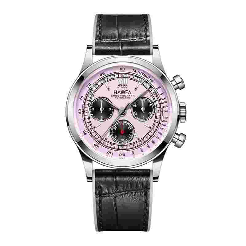 Haofa Multi-function Chronograph Watch Tachometer Bezel Automatic Mechanical Watch 2371
