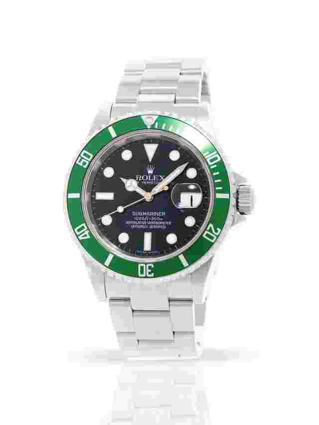 Rolex Submariner Date
                           
                                 16610LV 'Kermit' - Box & Papers - 24-Month Warranty - 2007