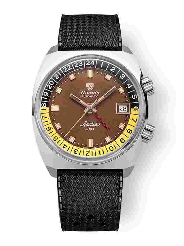 Nivada
                           
                                 IN STOCK - Antarctic GMT Tropical 32061A - Black Rubber Tropic Strap - Official Dealer