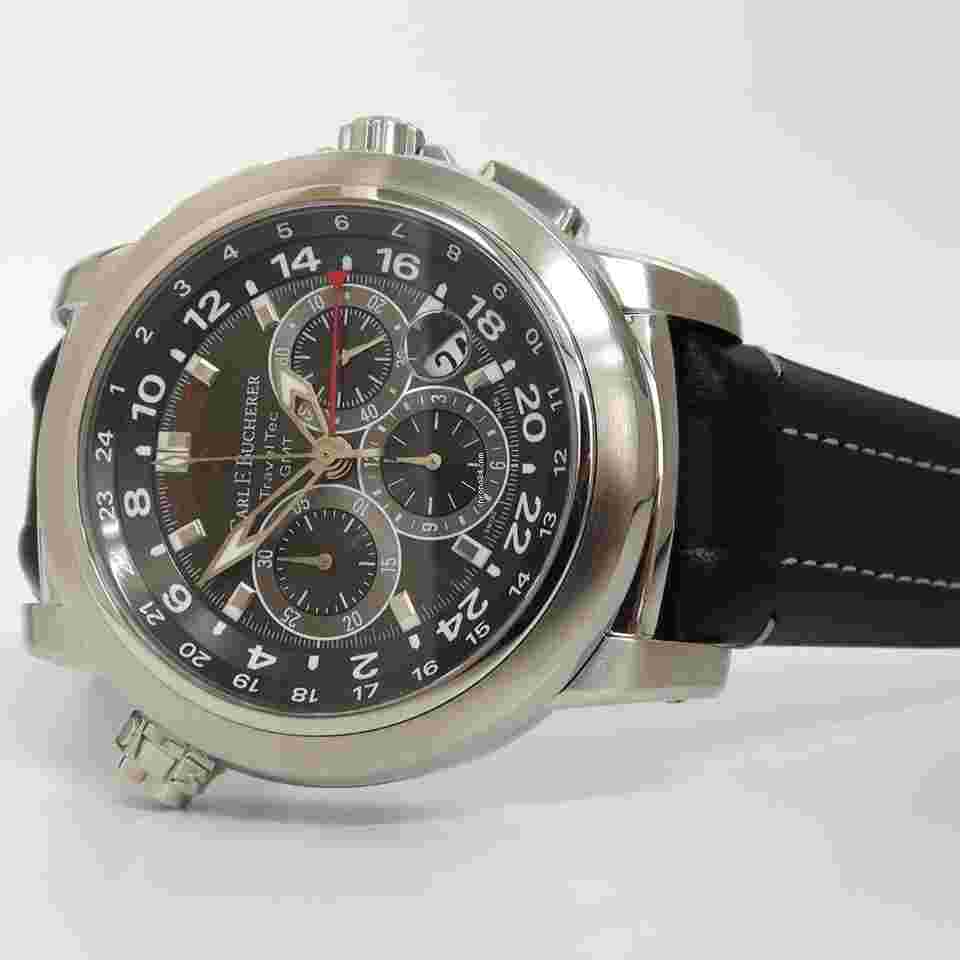 Carl F. Bucherer Patravi
Traveltec GMT Chronograph Black Dial Automatic 00.10620.08.33.02