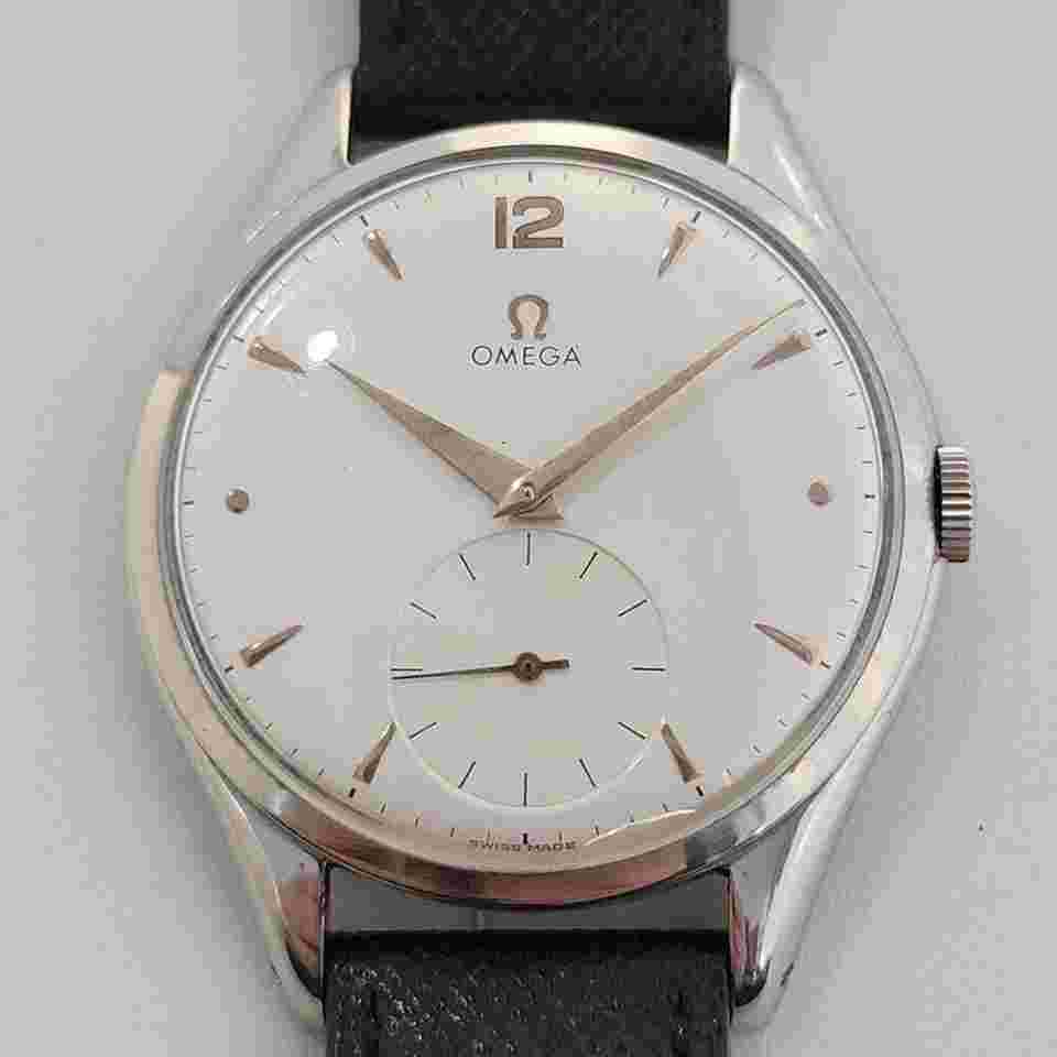 Omega Classic
                           
                                 Mens Omega Jumbo Subdial Ref 2505 20 Cal 265 38mm Hand Wind 1950s Vintage RA453