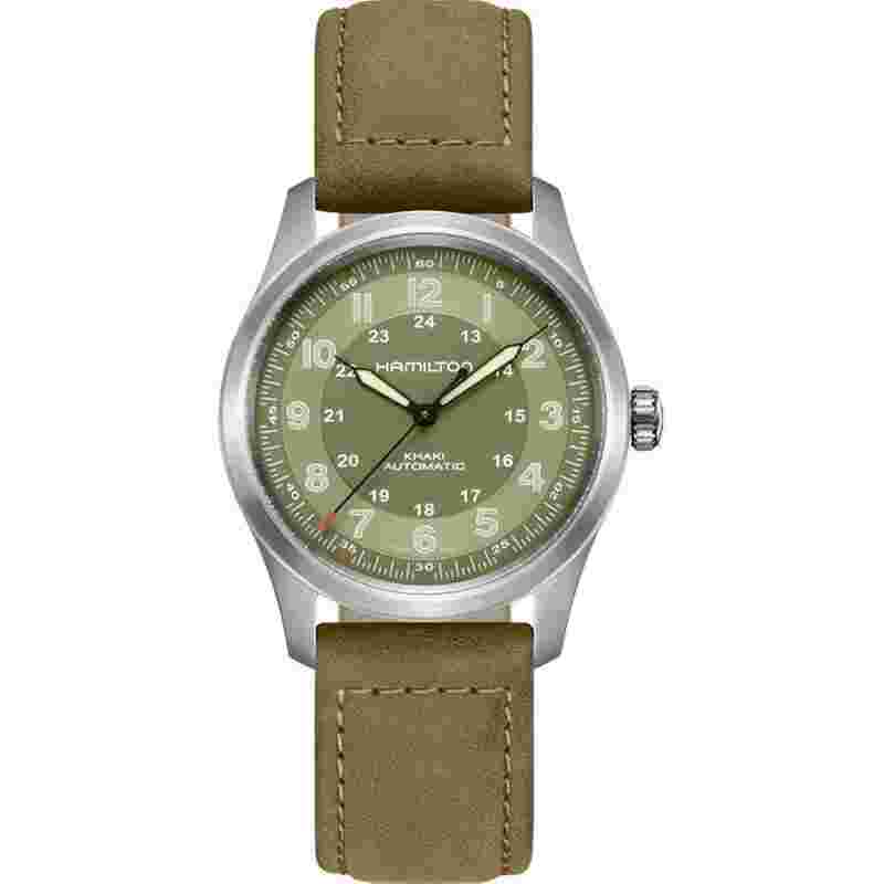 Hamilton Khaki Field Titanium
Men's Khaki Field Titanium Auto 42 mm Green Dial Watch H70545560