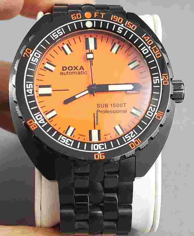 Doxa Sub
1500t Professional Automatic Orange DLC Coated Military 50