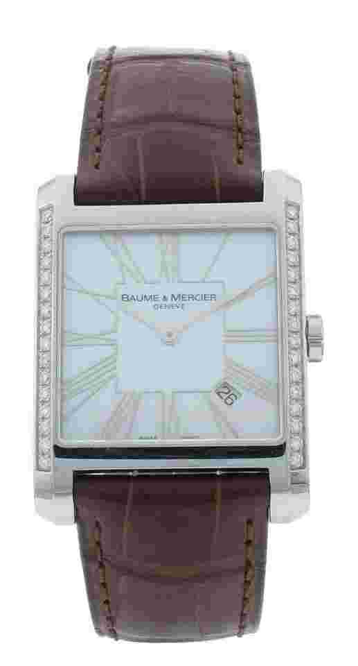 Baume & Mercier Hampton
39mm Quartz White MOP Dial Ladies Watch M0A08743