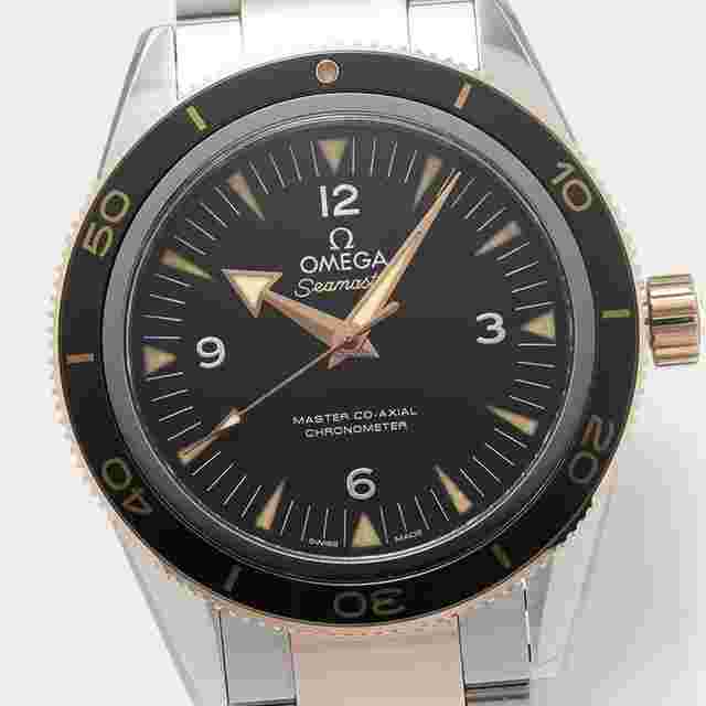 Omega Seamaster 300
                           
                                 233.20.41.21.01.001 Co-Axial Steel&Sedna Gold / Black / 41mm / Box&Papers