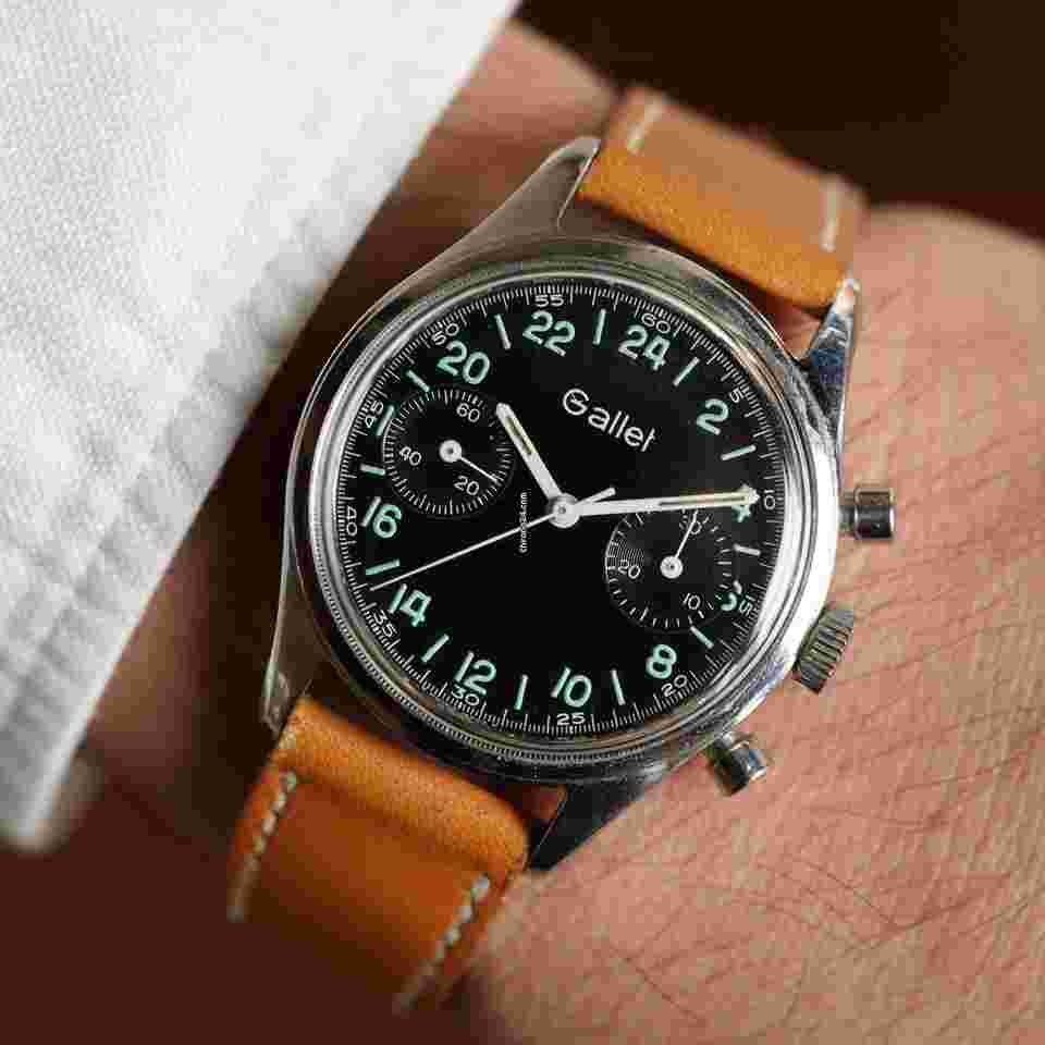 Gallet
                           
                                 24 Hour Dial Chronograph Unpolished