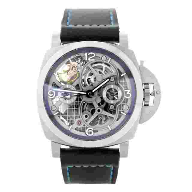 Panerai
                           
                                 Luminor Tourbillon GMT Titanium Skeleton Dial 47mm PAM00767