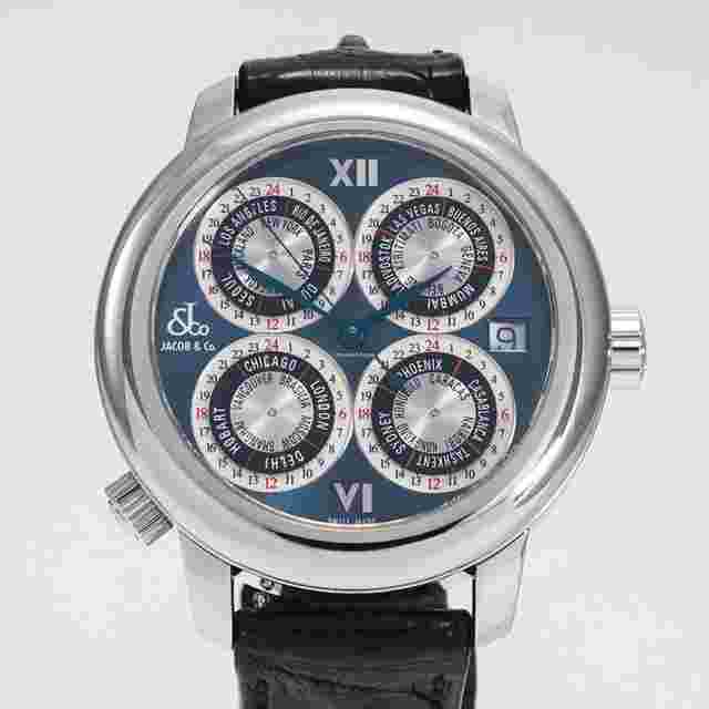 Jacob & Co.
                           
                                 Five World GMT 5 SS Limited Edt. Papers & Box