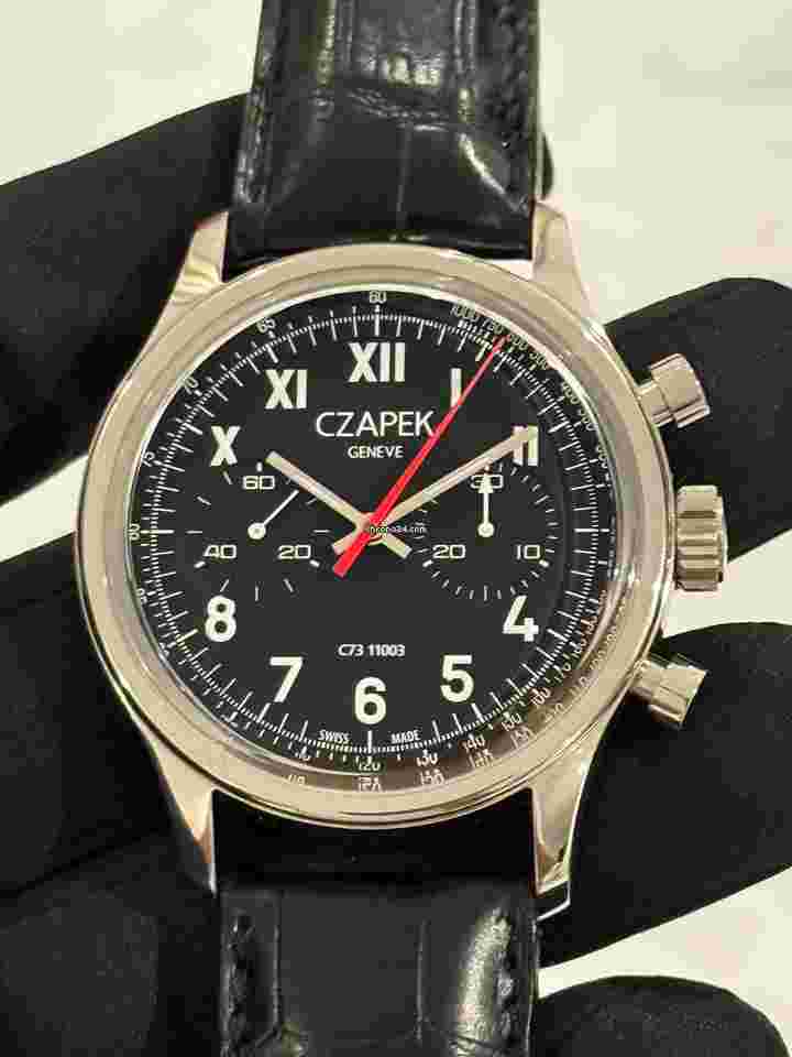 Czapek
Design Study Prototype Chronograph California Dial Chairman C73 Steel 42mm FULL SET 2012