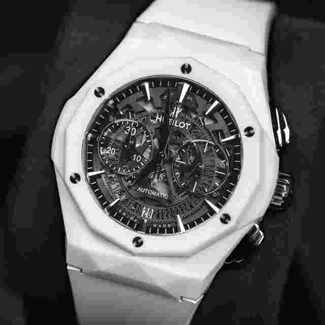 Classic Fusion Aerofusion Chronograph Orlinski White Ceramic