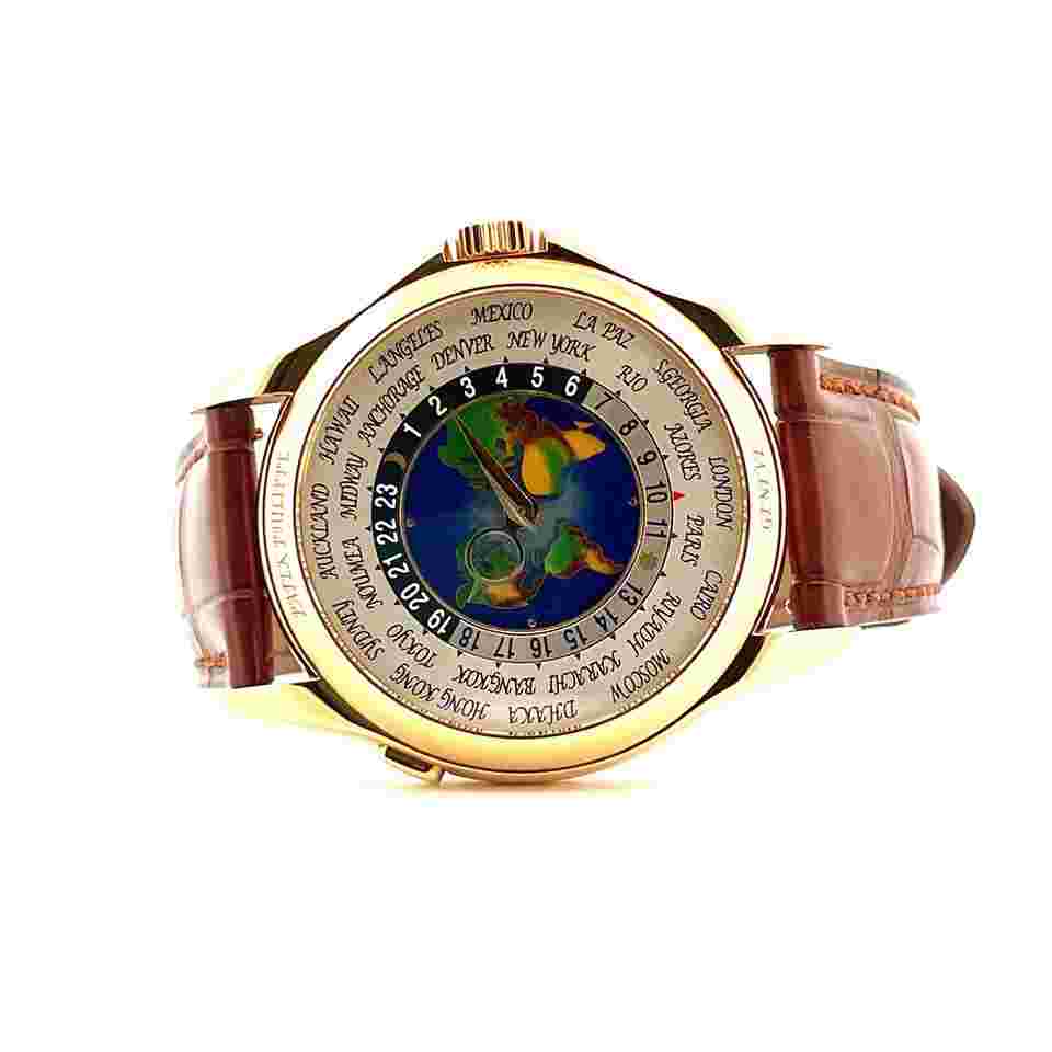 Patek Philippe World Time
                           
                                 FullSet / Closonné Enamel dial 5131J-014 / Europe-Africa-America / La Paz Ed