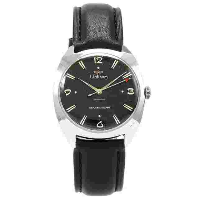 Waltham
                           
                                 Black Dial Vintage - Inventory 6659