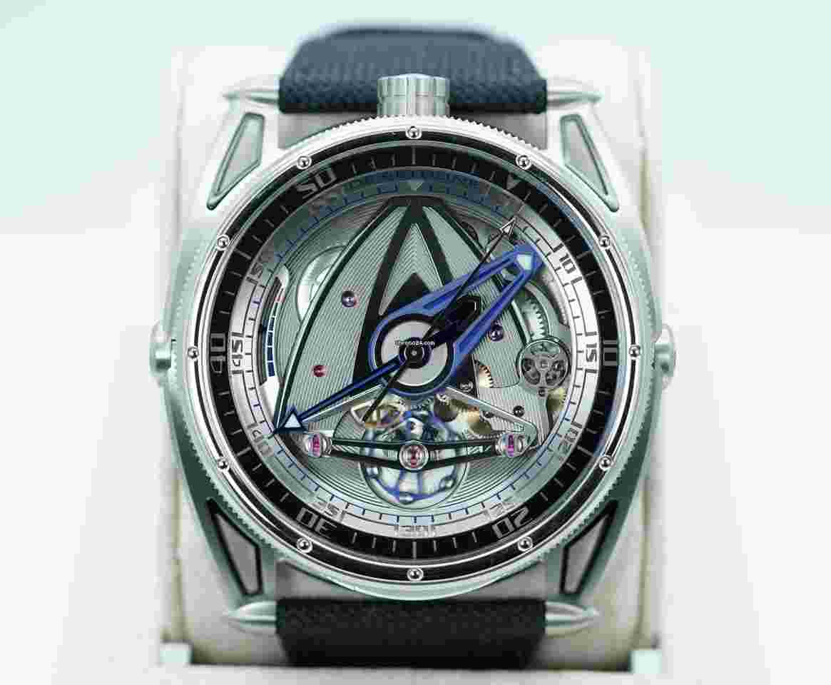De Bethune DB28
GS GRAND BLEU TITANIUM SKELETON DIAL FULL SET