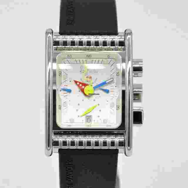 Alain Silberstein
                           
                                 Bolido Krono Square Chronograph LIMITED 33 x 48 mm Rubber + Bracelet