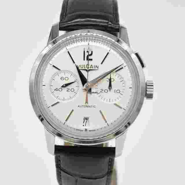 Vulcain 50s Presidents
                           
                                 Chronograph Steel 42mm 570157.309L Automatic Leather