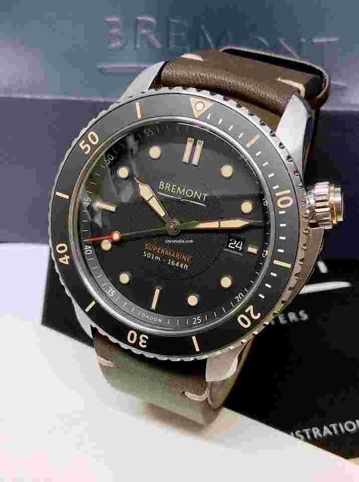 Bremont Supermarine
S501 43mm Black Dial Box & Papers 2022