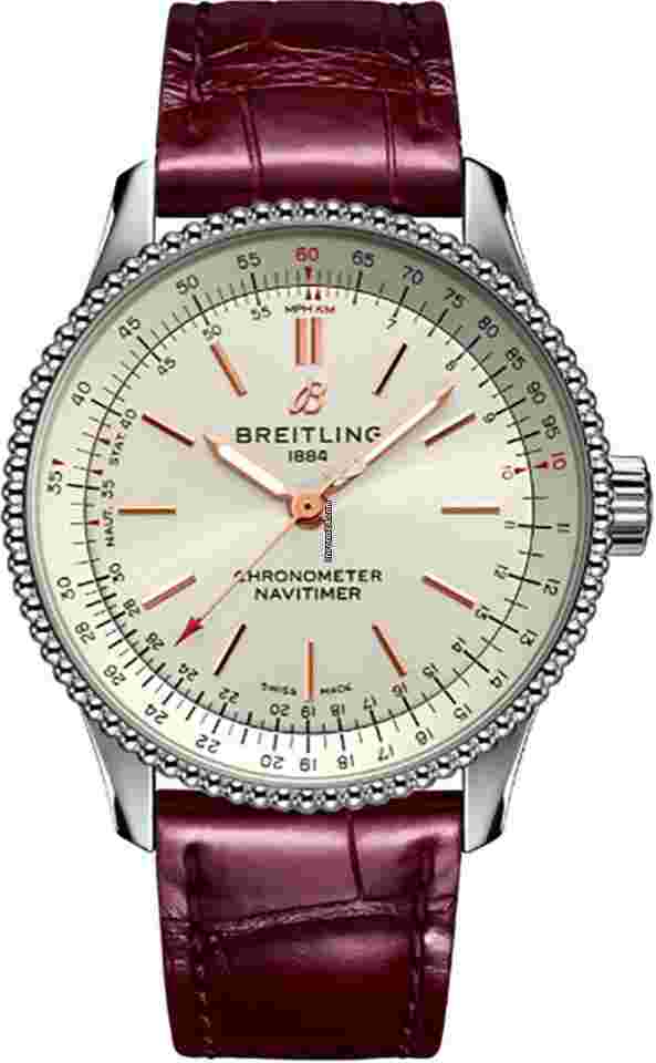 Breitling Navitimer
                           
                                 Automatic 35 Silver Dial Women's Watch A17395F41G1P2