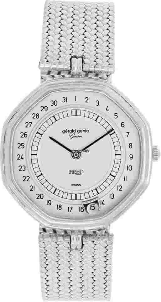 Gérald Genta
                           
                                 Classic G 2646.7 18k White Gold 33mm watch