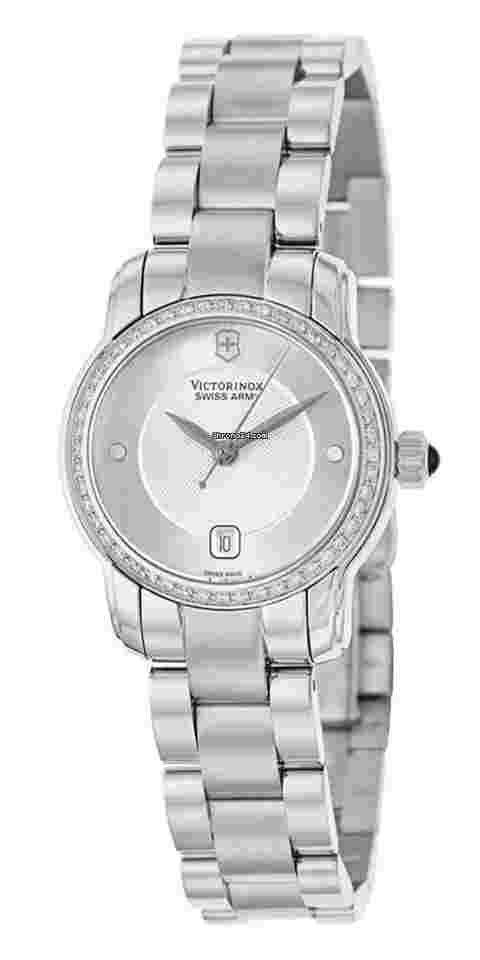 Victorinox Swiss Army
                           
                                 Vivante Steel & Diamond Womens Swiss Watch Silver Dial 241489