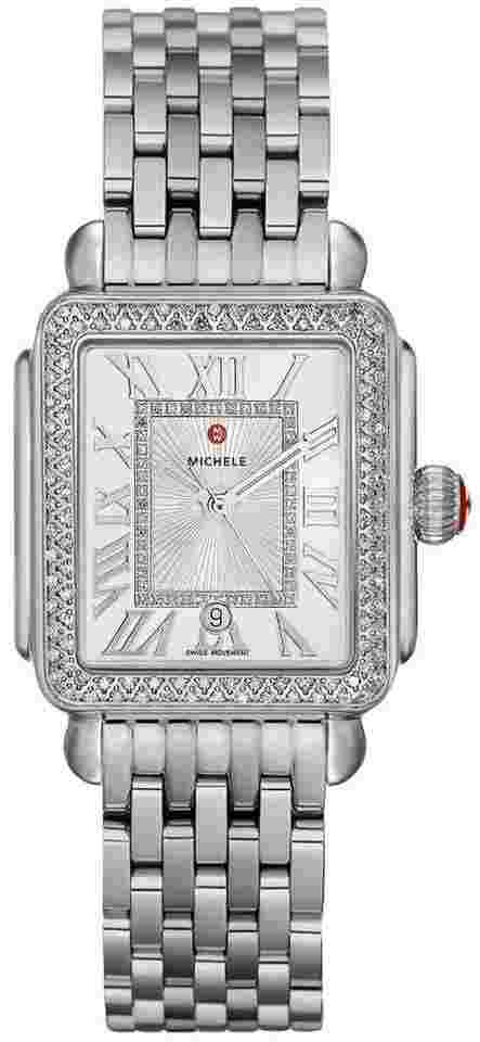 Michele Deco
                           
                                 Madison Mid Stainless Steel Diamonds Date Womens Watch MWW06G000001