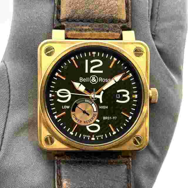 Bell & Ross BR 01-97 Réserve de Marche
                           
                                 Br01-97 Reserve De Marche 46mm Rose Gold - Black Dial - Strap BR01-97-R